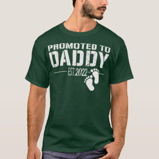 Mens Promoted to Daddy 2022 lustiges Geschenk für  T-Shirt