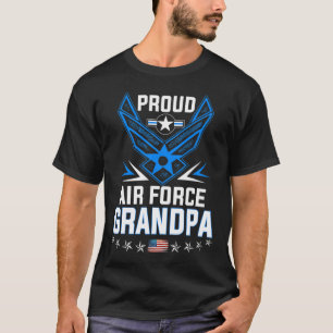 Mens Proud Air Force Opa Military Veteran T-Shirt
