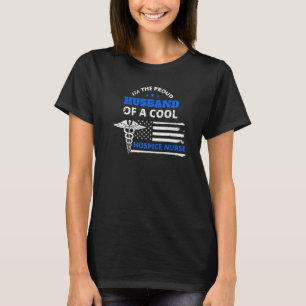 Mens Proud Ehemann eines Coolen Hospice Nurse Vint T-Shirt