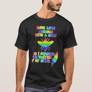 Mens Proud Gay Boys Pride LGBTQ Gay Beekeeper Renn T-Shirt
