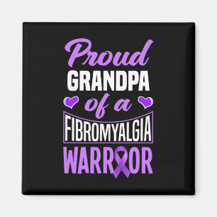 Mens Proud Opa eines Fibromyalgie Kriegers 1 Magnet