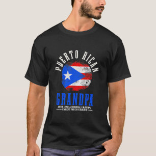 Mens Puerto Rico Großvater Puerto Rico Flaggenprei T-Shirt