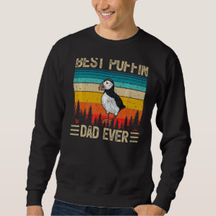 Mens Puffin Bird Vintag Bester Puffin Vater Ever F Sweatshirt