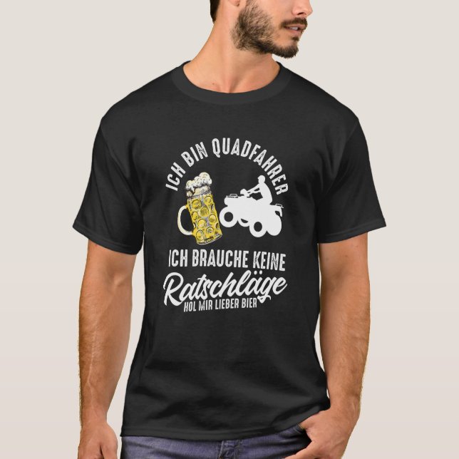 Mens Quad Motorrad Motorrad Downhill Extr T-Shirt (Vorderseite)