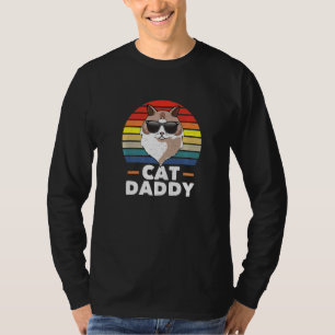 Mens Ragdoll Cat Daddy Cat Vater T-Shirt