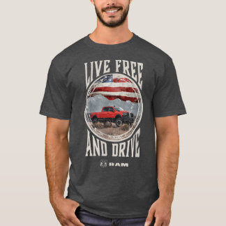 Mens Ram Trucks leben kostenlos und fahren 1911 T-Shirt