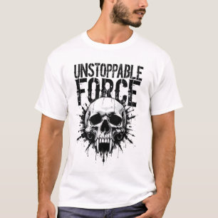 Mens Raster Unstopp Force Retro Vintag T-Shirt