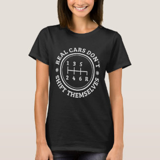 Mens Real Cars verlagern sich nicht selbst Auto Me T-Shirt