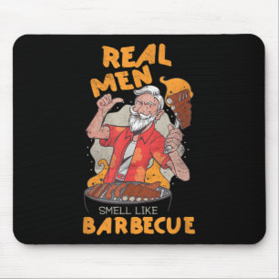 Mens Real Men riechen wie Grillfleisch Grill Funny Mousepad