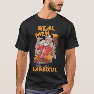 Mens Real Men riechen wie Grillfleisch Grill Funny T-Shirt
