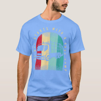 Mens Recycling Truck Driver Saying For A Driver Of T-Shirt
