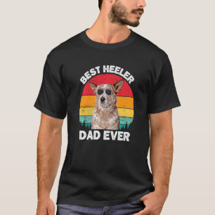 Mens Red Heeler Vater Vintag Australian Cattle Dog T-Shirt