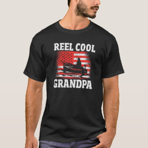 Mens Ree Cool Opa Fischer Opa Usa Fishi T-Shirt