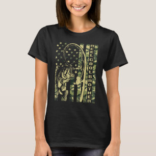 Mens Reel Cool Brother Camouflage Flag T-Shirt