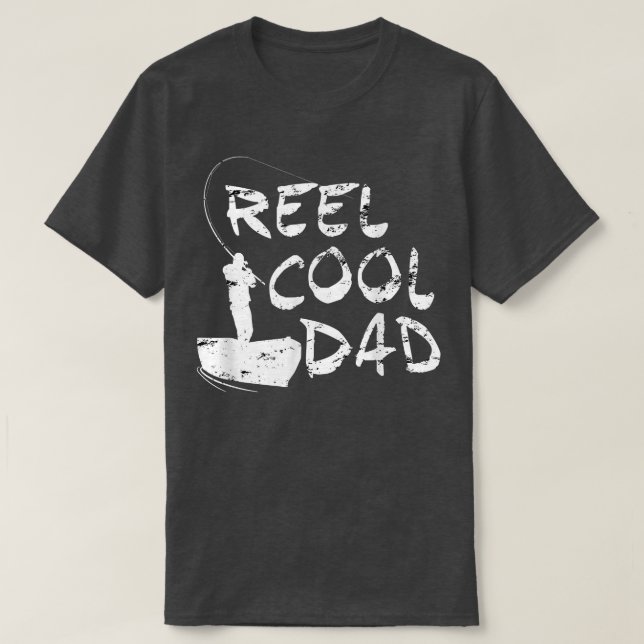 Mens Reel Cool DadFunny Fishing Vater 816  T-Shirt (Design vorne)
