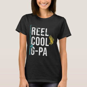 Mens Reel Cool G-PA Fishing Shirt Funny Opa Frisch