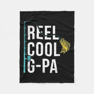Mens Reel Cool G-PA Fishing Shirt Funny Opa Frisch Fleecedecke