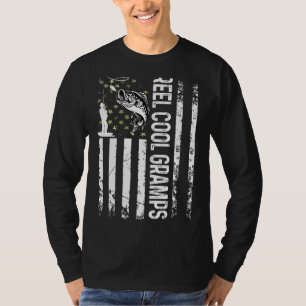 Mens Reel Cool Gramps für Daddy Fisherman B Day Fa T-Shirt
