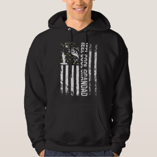 Mens Reel Cool Grandad für Daddy Fisherman B Day F Hoodie