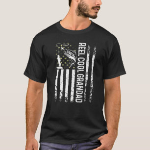 Mens Reel Cool Grandad für Daddy Fisherman B Day F T-Shirt