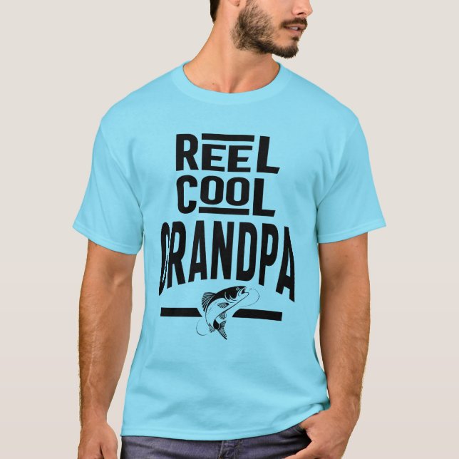 Mens Reel Cool Opa Geschenke T-Shirt (Vorderseite)