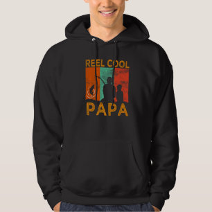Mens Reel Cool Papa Angela Daddy Vintag Opa Hoodie