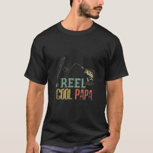 Mens Reel Cool Papa Papa Papa Gift Vatertag T-Shirt