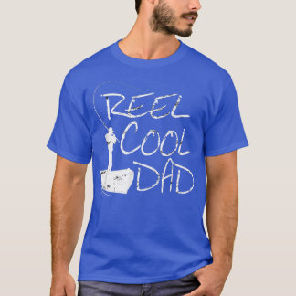 Mens Reel Cool PapaFunny Fishing Vater817  T-Shirt