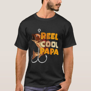 Mens Reel Cool Pepere Fisherman Vatertag Fishi T-Shirt