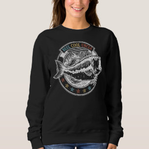 Mens Reel Cool Uncle Fishing Vatertag Fischer Sweatshirt