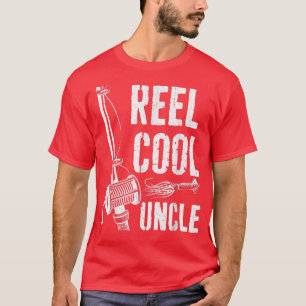 Mens Reel Cool Uncle Fishing Vatertag T-Shirt