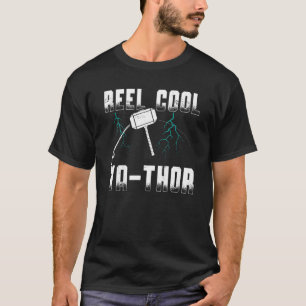 Mens Reel Cool Va Thor Cool Viking Angler Vater' T-Shirt