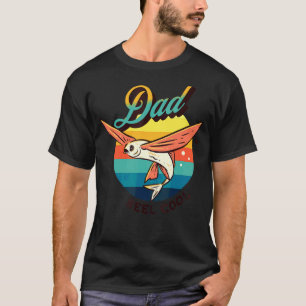 Mens Reel Cooler Vater Vatertag Fangwitz 1 T-Shirt