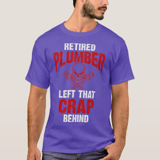 Mens Remüde Plumber Funny Plumbing Pipefitter T-Shirt