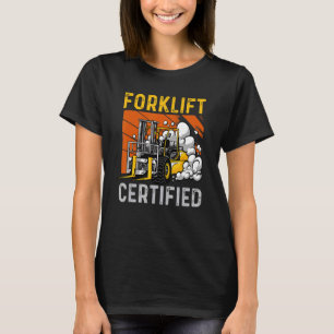 Mens Retro Gabelstapler T-Shirt