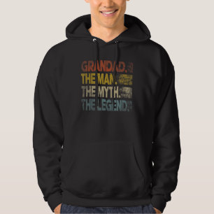 Mens Retro Grandad Man Myth Legend Vintager Vater' Hoodie