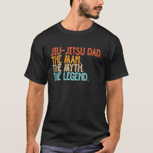 Mens Retro Jiu Jitsu Vater BJJ Men Father Vintag T-Shirt