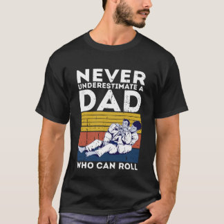 Mens Retro Jiu Jitsu Vater BJJ Men Father Vintag T-Shirt