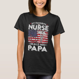 Mens Retro Meine Lieblingsschwester nennt mich Pap T-Shirt