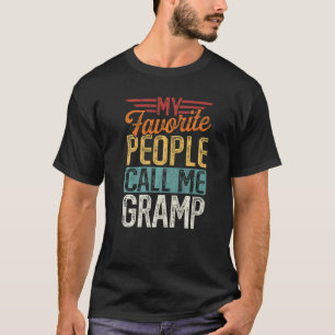 Mens Retro meine Liebsten nennen mich Gramp Vater T-Shirt