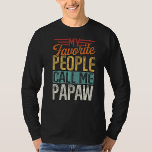 Mens Retro Meine Liebsten nennen mich Papaw Pater T-Shirt