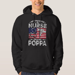 Mens Retro Men mein Lieblings-Krankenschwester nen Hoodie