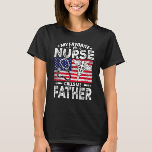 Mens Retro Men Meine Lieblings-Krankenschwester ne T-Shirt