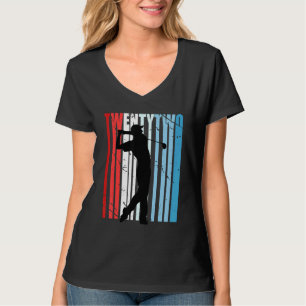 Mens Retro Mens 22. Golf Geburtstag Spieler Vintag T-Shirt