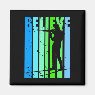 Mens Retro Mens Biathlon Ziel Schützen Gun Ski S Magnet