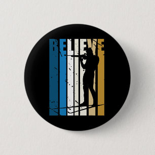 Mens Retro Mens Biathlon Ziel Shooting Gun Winte Button