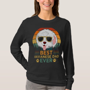 Mens Retro Style Best Havanese Vater Ever Vatersch T-Shirt