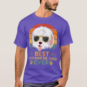 Mens Retro Style Best Havanese Vater Ever Vatersch T-Shirt