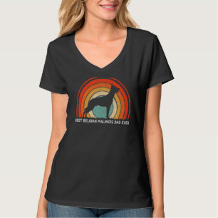 Mens Retro Style Beste belgische Malinois Vater je T-Shirt