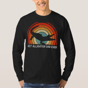 Mens Retro Style Vintag Best Alligator Vater je F T-Shirt